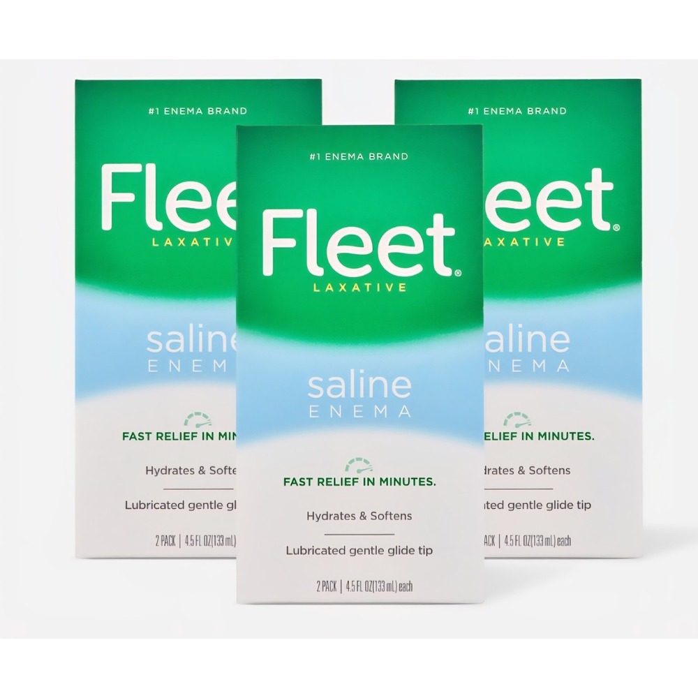 Saline Enema 4.5 oz  by Fleet 3 pack